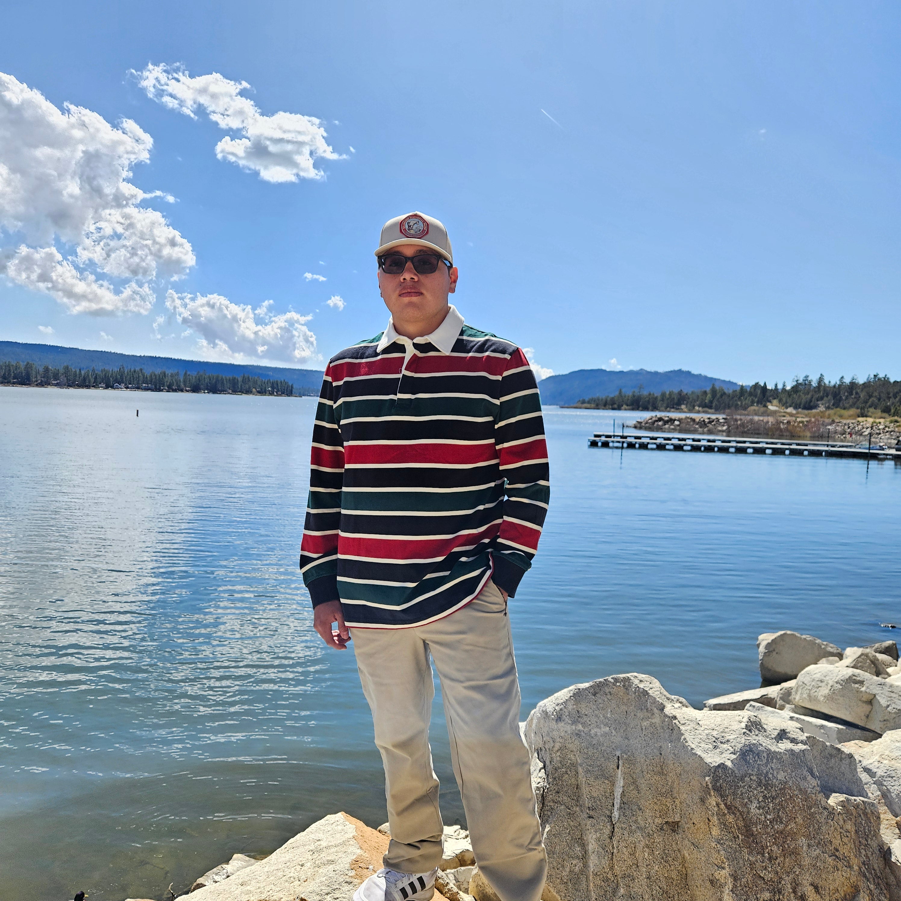 Pendleton Decker Rugby Ranger Stripe Long Sleeve Shirt