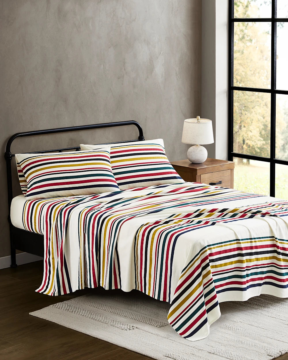 Pendleton National Park Stripe Flannel Sheet Set