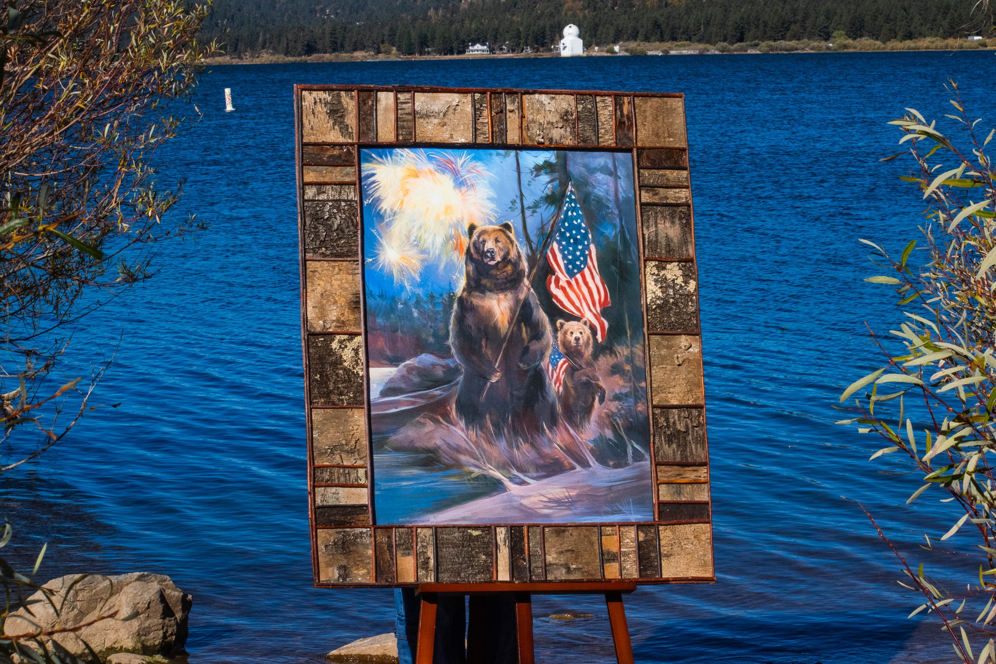 2002 " Forth in the Forest " Canvas Transfer by Marilynn Dwyer Mason