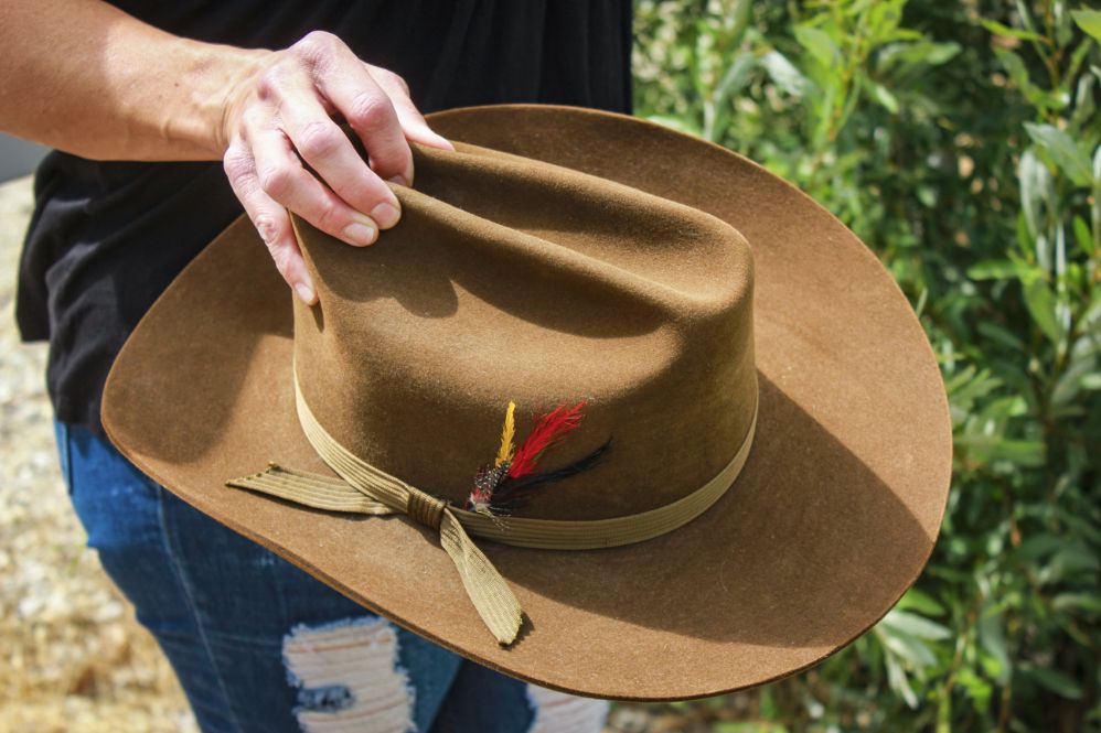 Stetson Felt Cowboy Hat Size 7 1/8