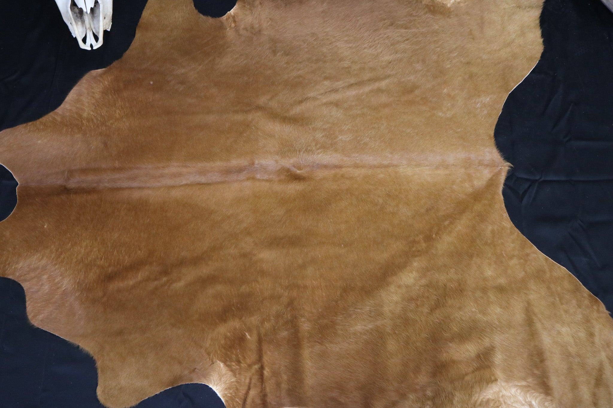 Vibrant Cinnamon Cowhide Handcrafted in Brazil