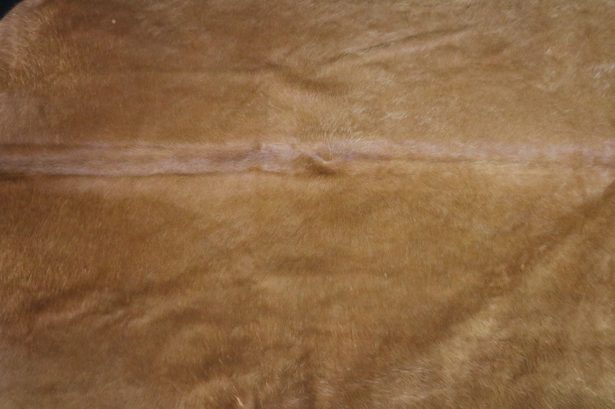 Vibrant Cinnamon Cowhide Handcrafted in Brazil