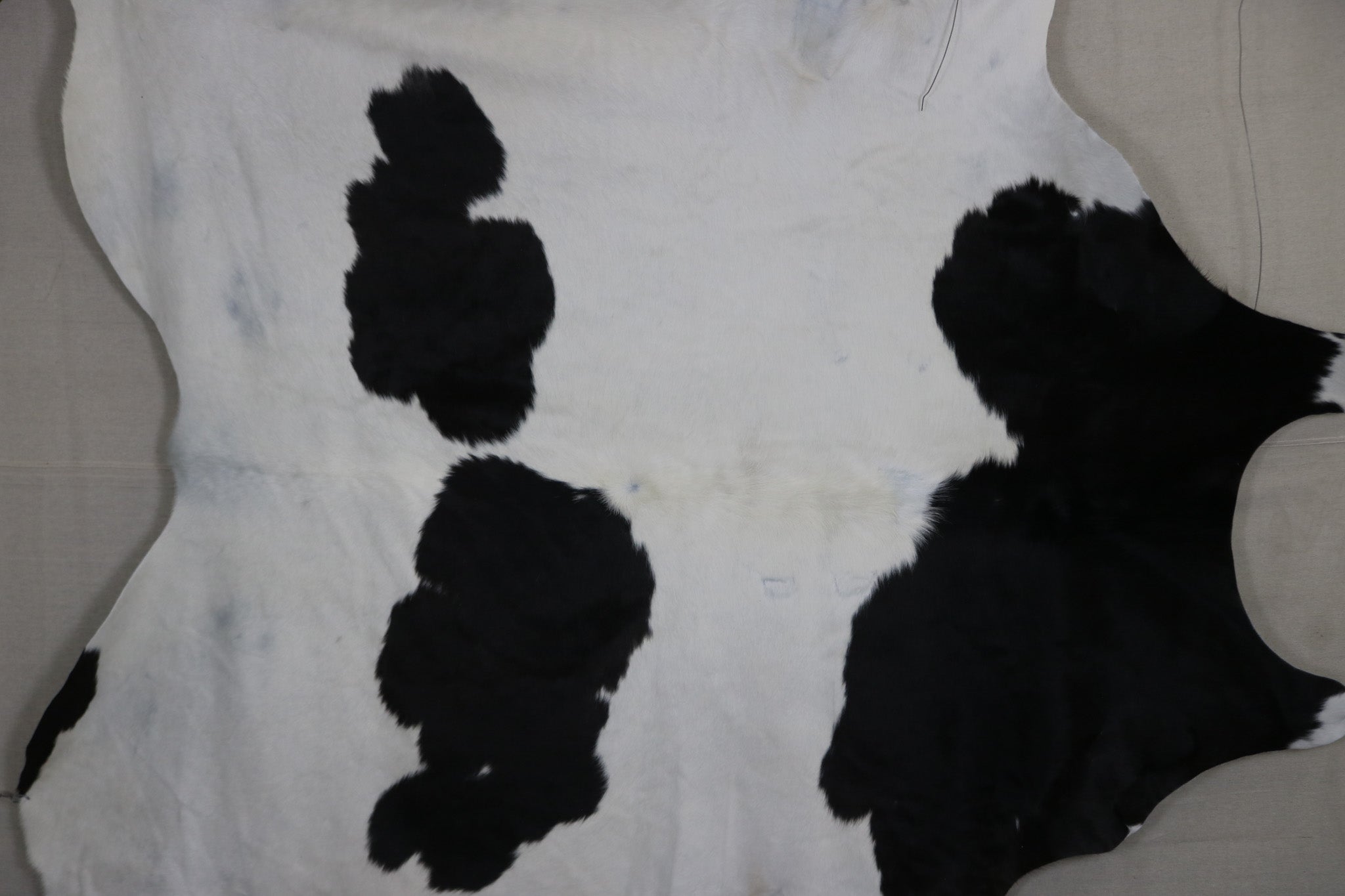 Unique Black and White Cowhide Handmade in Brazil