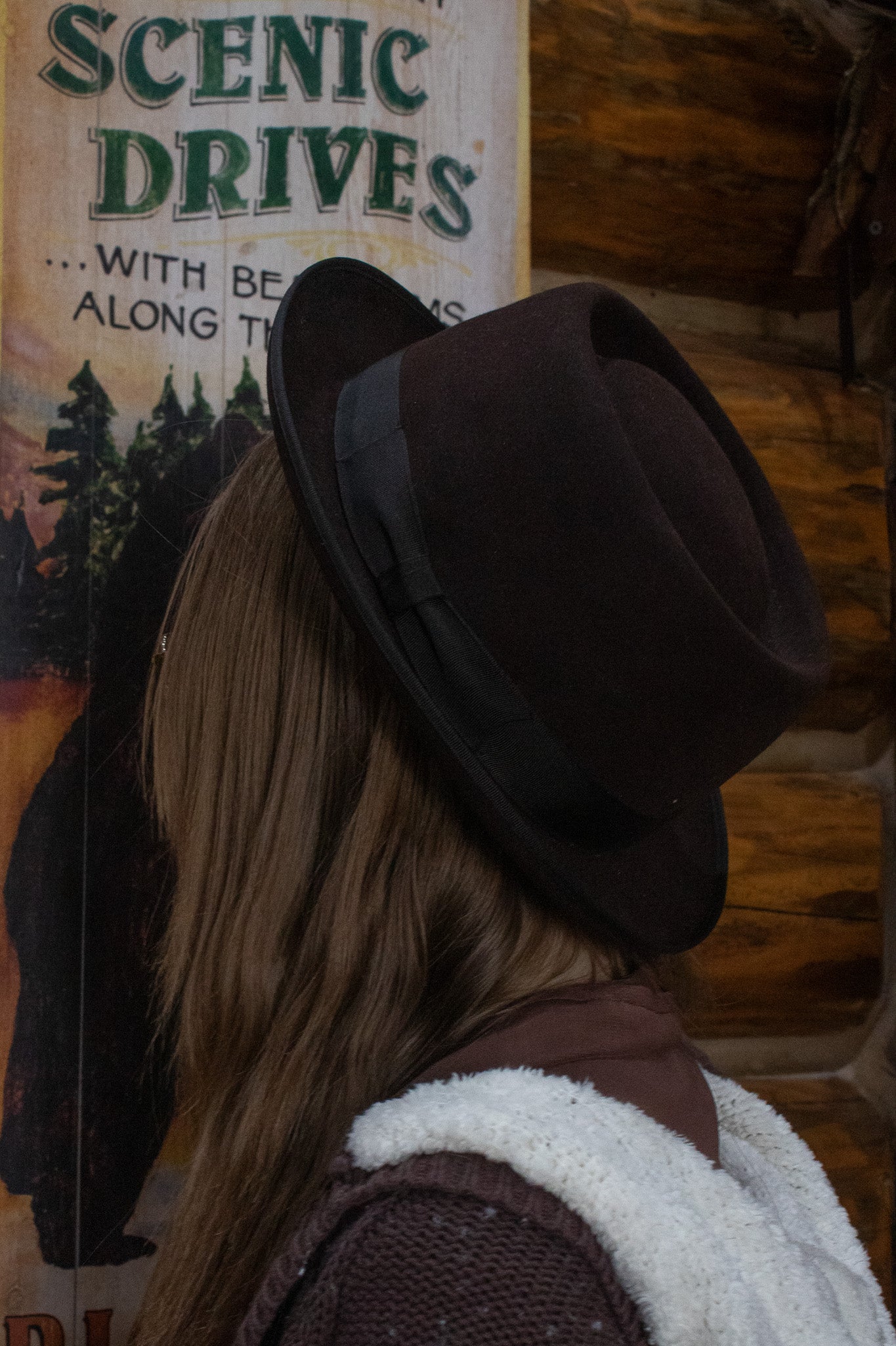 Vintage Royal Stetson Chestnut Brown Fedora Hat Size 7 1/8