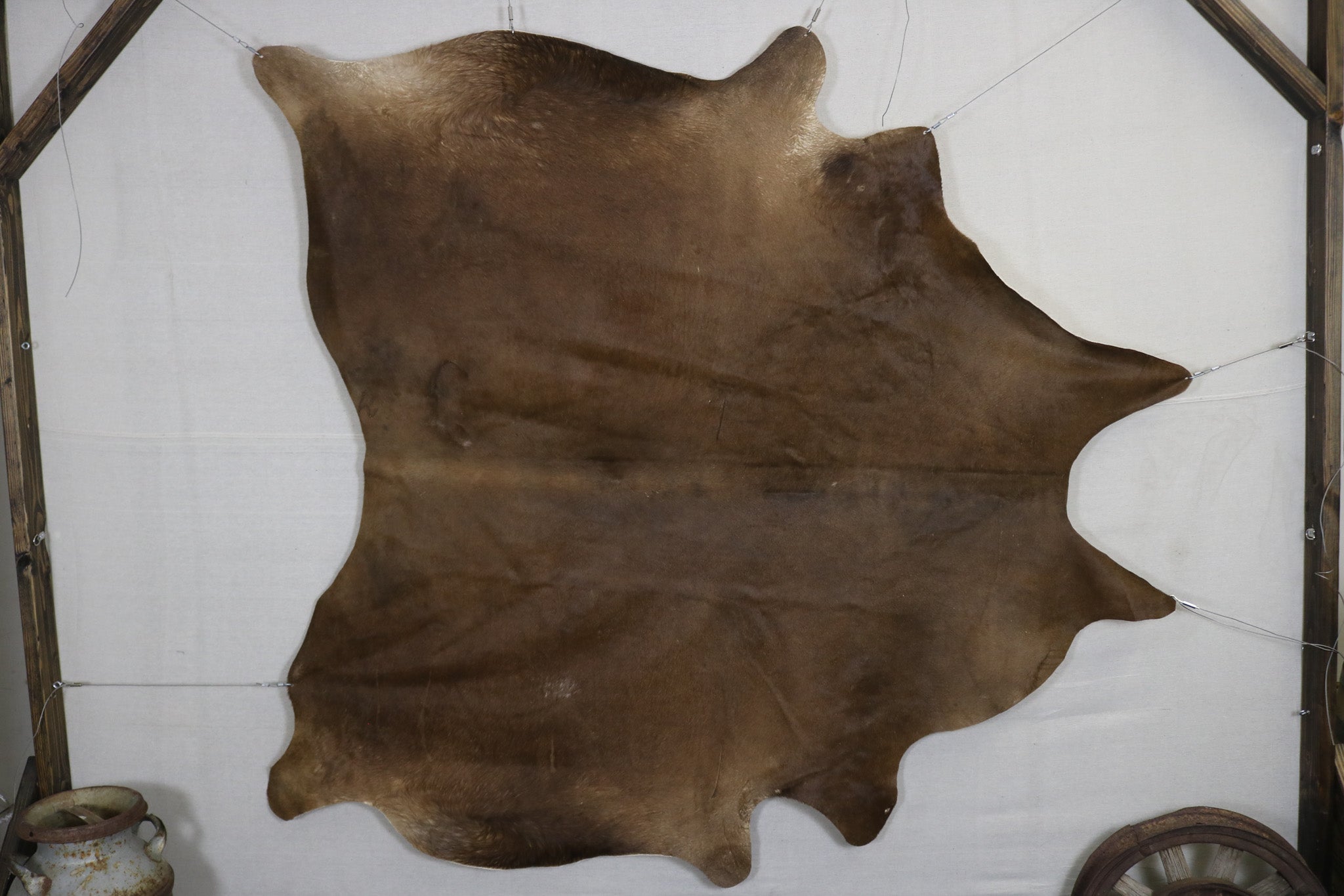Original Brown Cowhide Handmade in Argentina