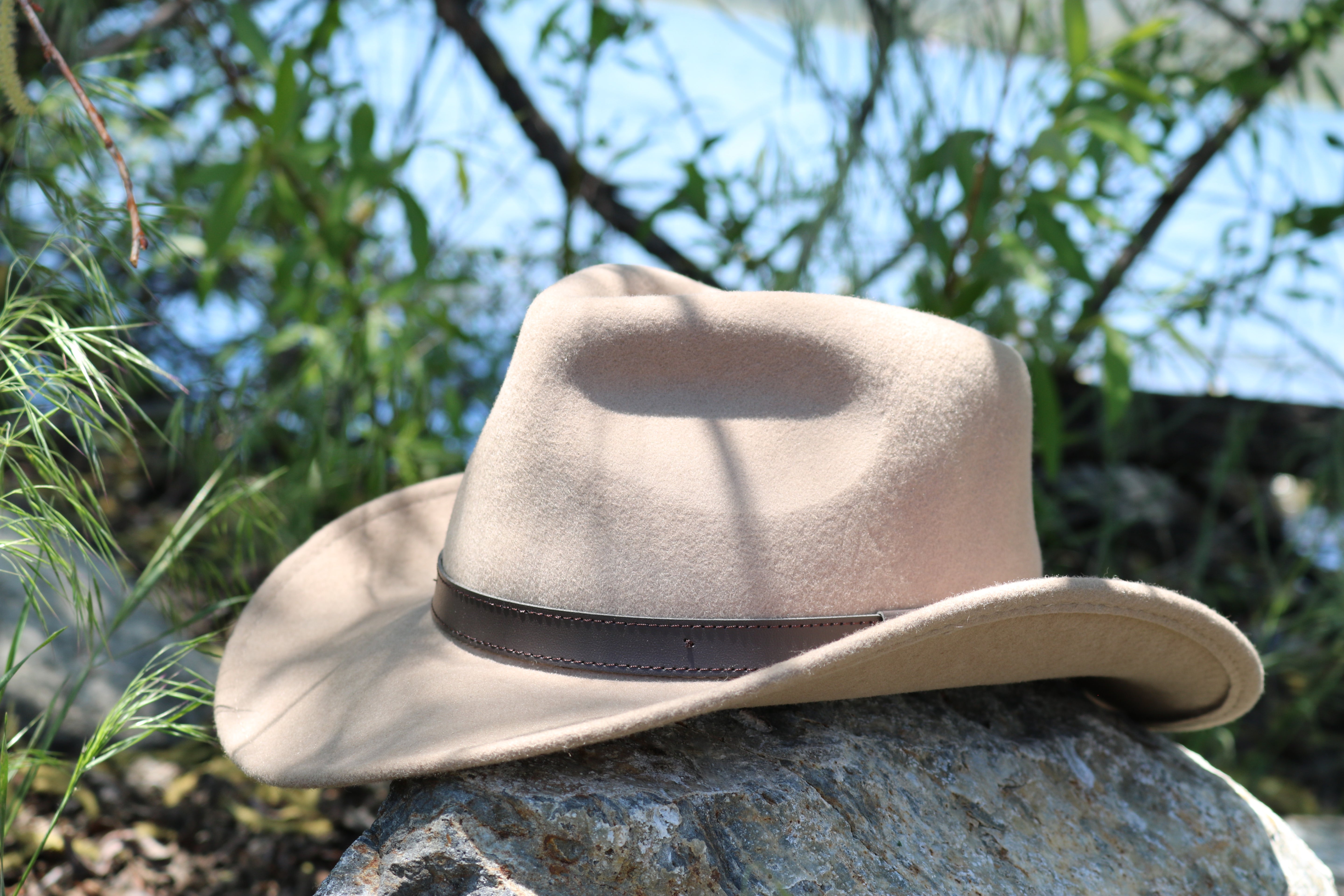 Pendleton Tan Wool Outback Cowboy Hat