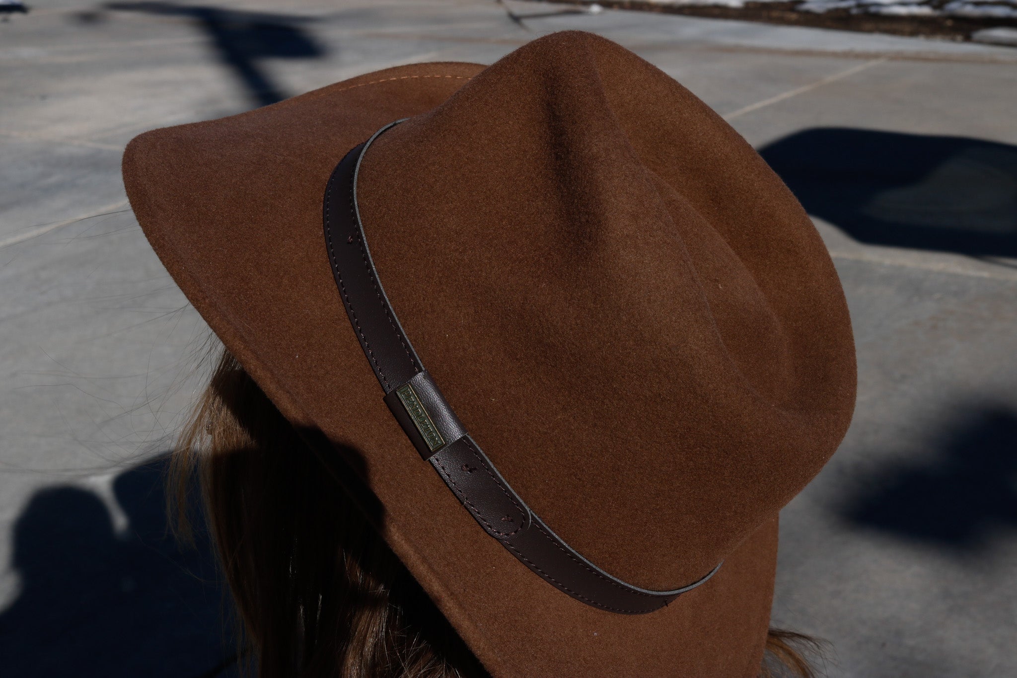 Pendleton Brown Wool Outback Cowboy Hat