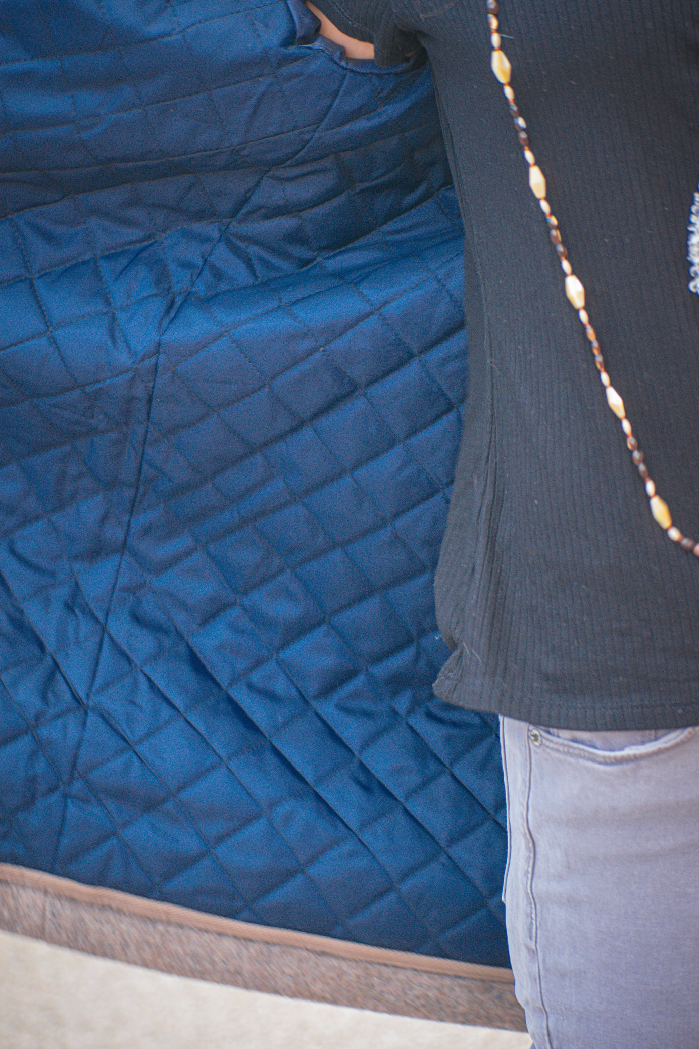 Pendleton Women's Camp Stripe Wool Quilted Parka Jacquards Collection Size XS