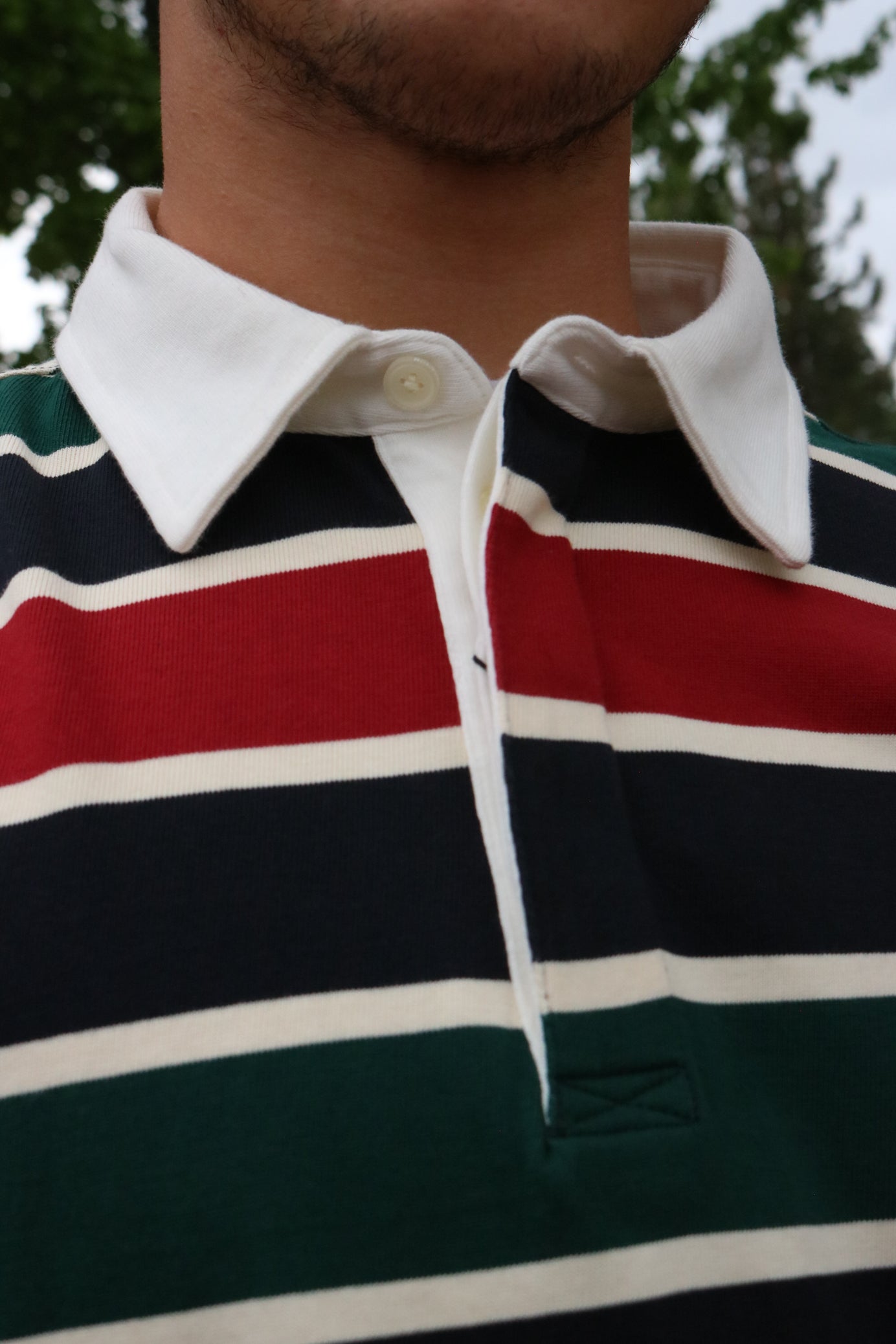 Pendleton Decker Rugby Ranger Stripe Long Sleeve Shirt