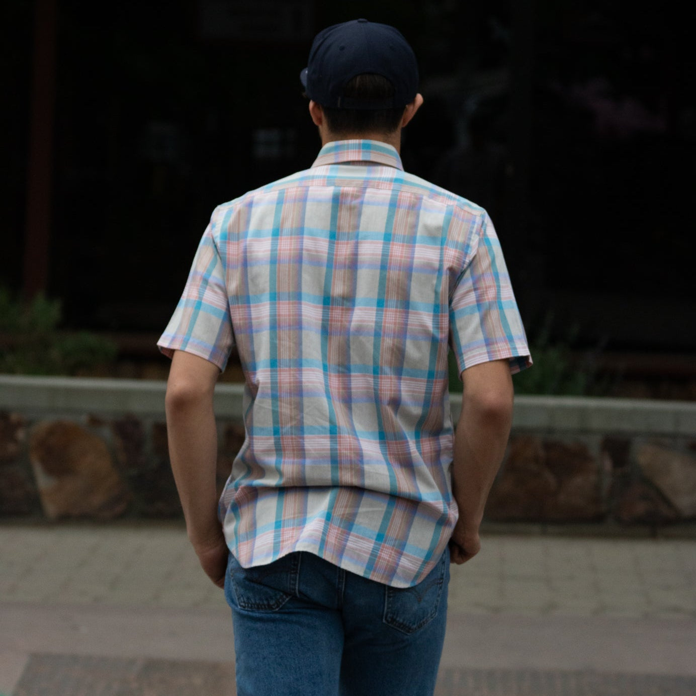 Country Traditional by Pendleton Pastel Short Sleeve Button Up Dress Shirt